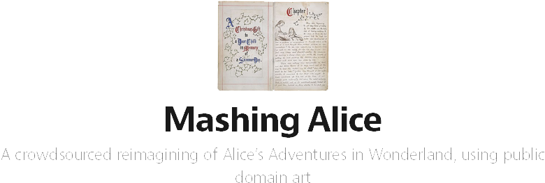 Alice's Adventures In Wonderland “mad Hatter's Mashup - Alice's Adventures Under Ground (805x293), Png Download
