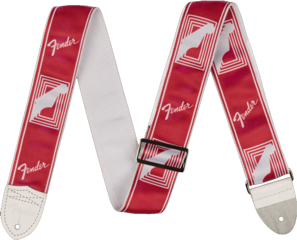 Fender 2 Monogrammed Strap, Candy Apple Red - Fender 2" Monogrammed Strap, Candy Apple Red (1000x1000), Png Download