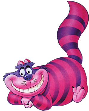 Alice In Wonderland Clip Art - Cat (382x433), Png Download