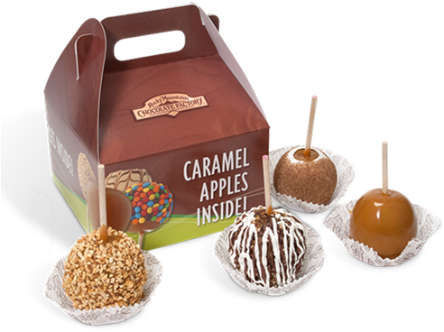 Happy National Caramel Apple Day - Rocky Mountain Chocolate Factory Box Of Apple (500x375), Png Download