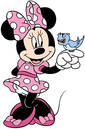 Minnie Mouse Minnie, Bird - Minnie Mouse (358x546), Png Download