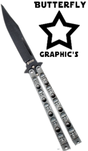 Butterfly Knife - Knife (353x600), Png Download