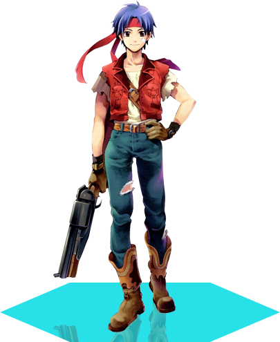 Rudy All-stars - Wild Arms Character Art (405x495), Png Download