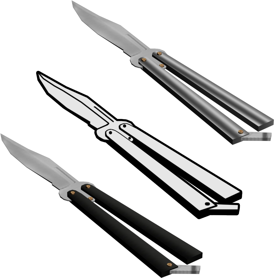 Cleofpe - Knife Low Poly Gta Sa (1000x1000), Png Download