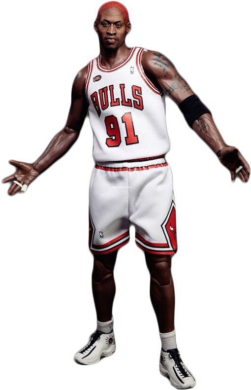 Inicio / Todas Las Marcas / 1/6 Dennis Rodman - Nba - Dennis Rodman 1:6 Scale Figure - Toy (800x800), Png Download