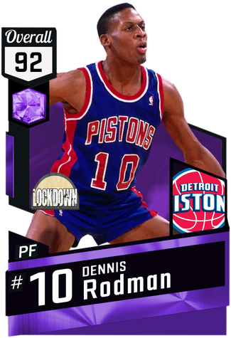 Dennis Rodman Png - Nba 2k18 Gilbert Arenas (325x475), Png Download