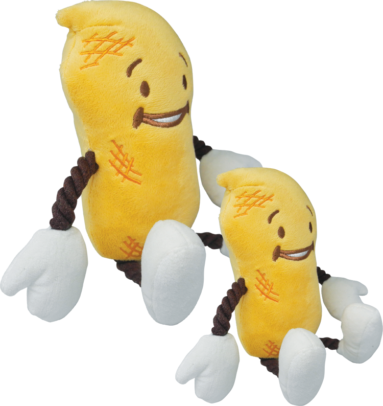 Snug N Tug Peanutty Plush Dog Toy - Peanut Toys (750x794), Png Download