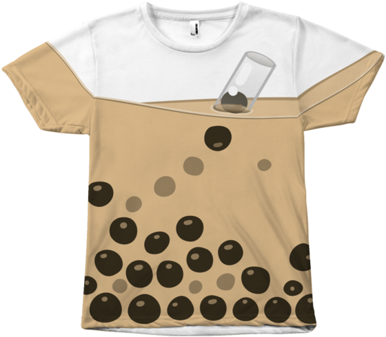 Boba Tea/bubble Tea T-shirt - Bubble Tea (600x600), Png Download