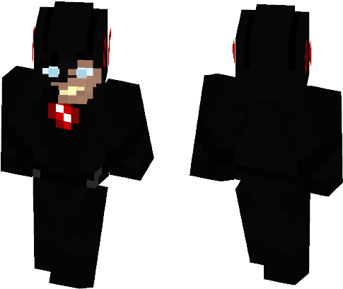 The Flash Cw - Lil Uzi Vert Minecraft Skin (584x497), Png Download