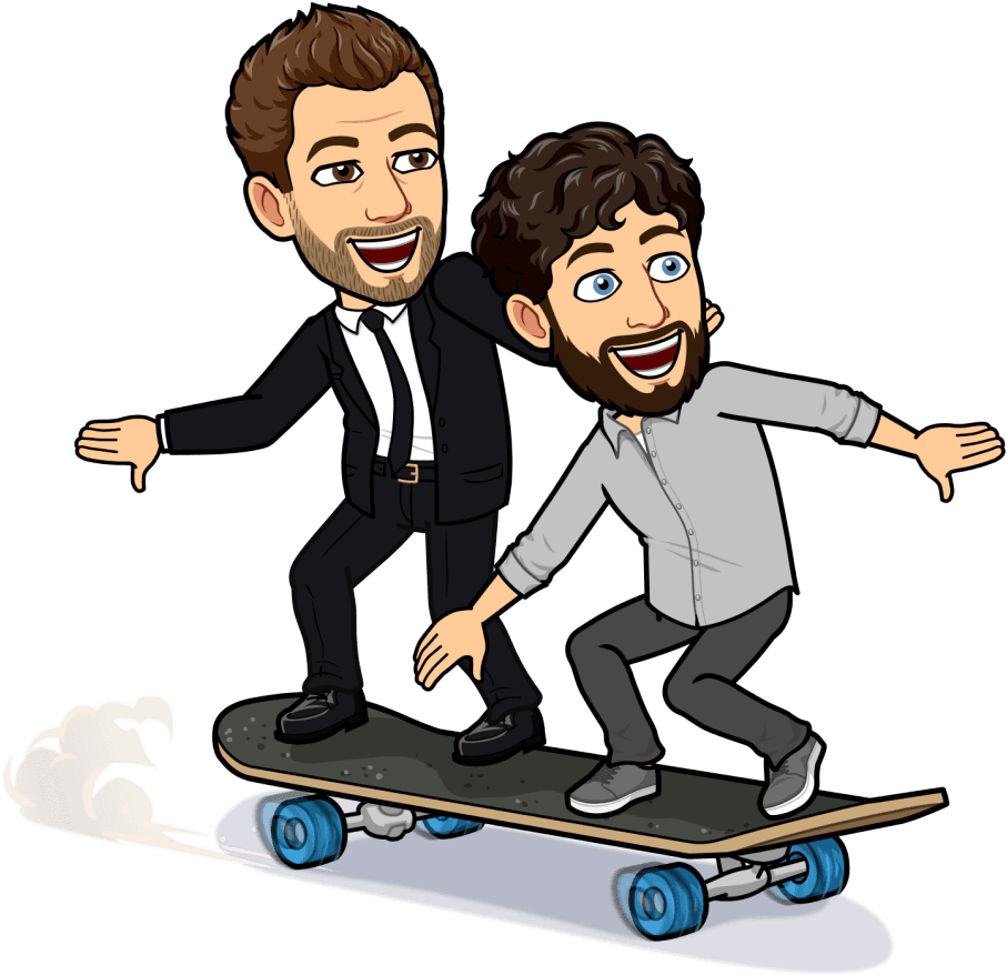 Bitmoji Of Jacob “ba” Blackstock And Alex Hern - Bitmoji Avatar (1000x1000), Png Download