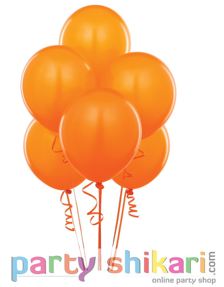 Orange Birthday Balloons Png (900x1000), Png Download