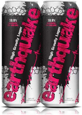 Earthquake Is A Premium High-gravity Lager With A Crisp, - Phusion Projects Llc (431x406), Png Download