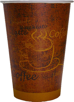 Trendi Disposable Coffee Cups - Coffee Cup Png Paper (500x500), Png Download