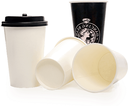 Single Wall Paper Cups - Cup (554x365), Png Download