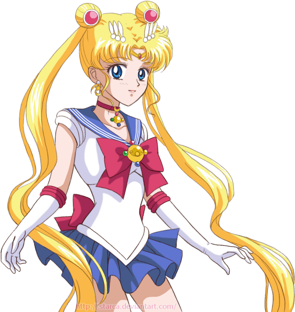 Sailor Moon Crystal Style Fan Art By Starca-d7m2jiq - Sailor Moon Crystal Png (872x916), Png Download