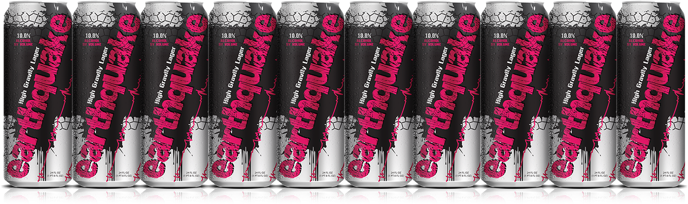 The Highest Alc/vol High Gravity Lager On The Market - Energy Shot (1400x418), Png Download