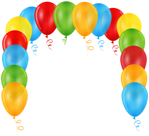 Balloon Arch Png (600x547), Png Download