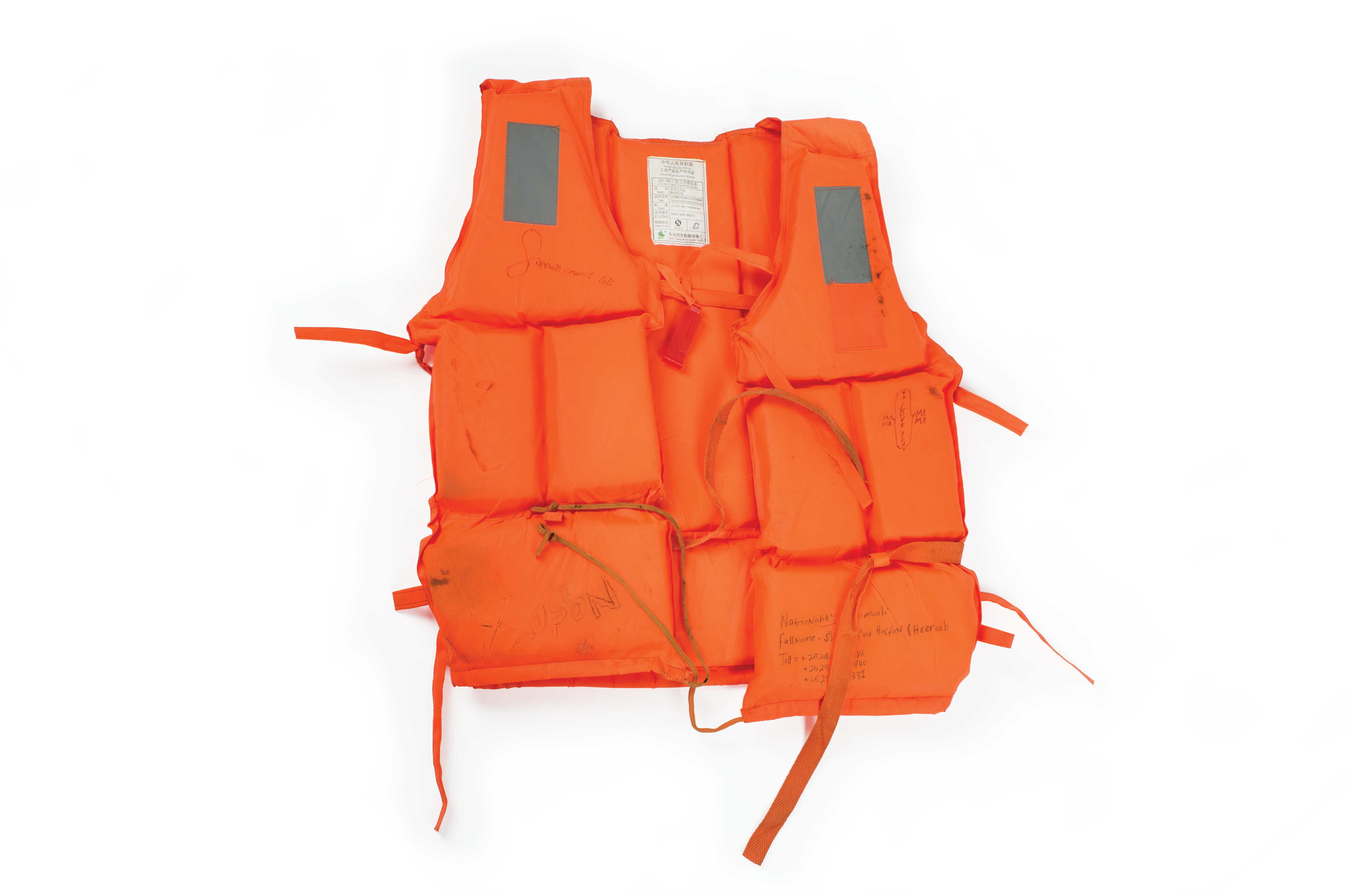 The Lifejacket Pictured Here Belonged To One Of More - United States Of America (4185x2786), Png Download