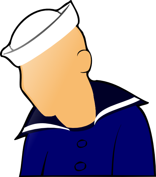 Sailor Figure Clip Art - Sailor Clip Art (528x599), Png Download