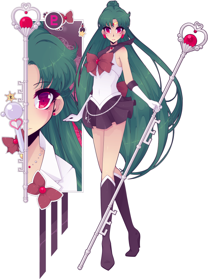 Thanatosrising Feels Like It& - Sailor Pluto Setsuna Png (737x1000), Png Download