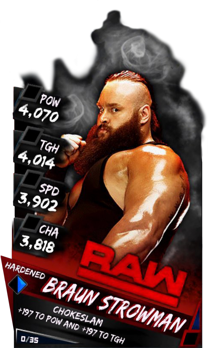 Wrestlemania Supercard Braunstrowman R10 Summerslam - Roman Reigns Wwe Supercard (733x1158), Png Download