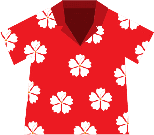 Hawaiian Shirt - 0shares - Illustration (500x500), Png Download
