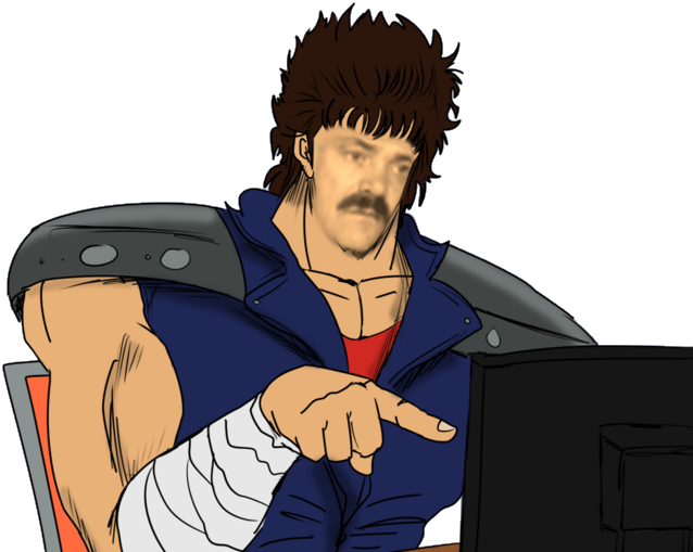 Lien Direct, - Ken Le Survivant Png (680x510), Png Download