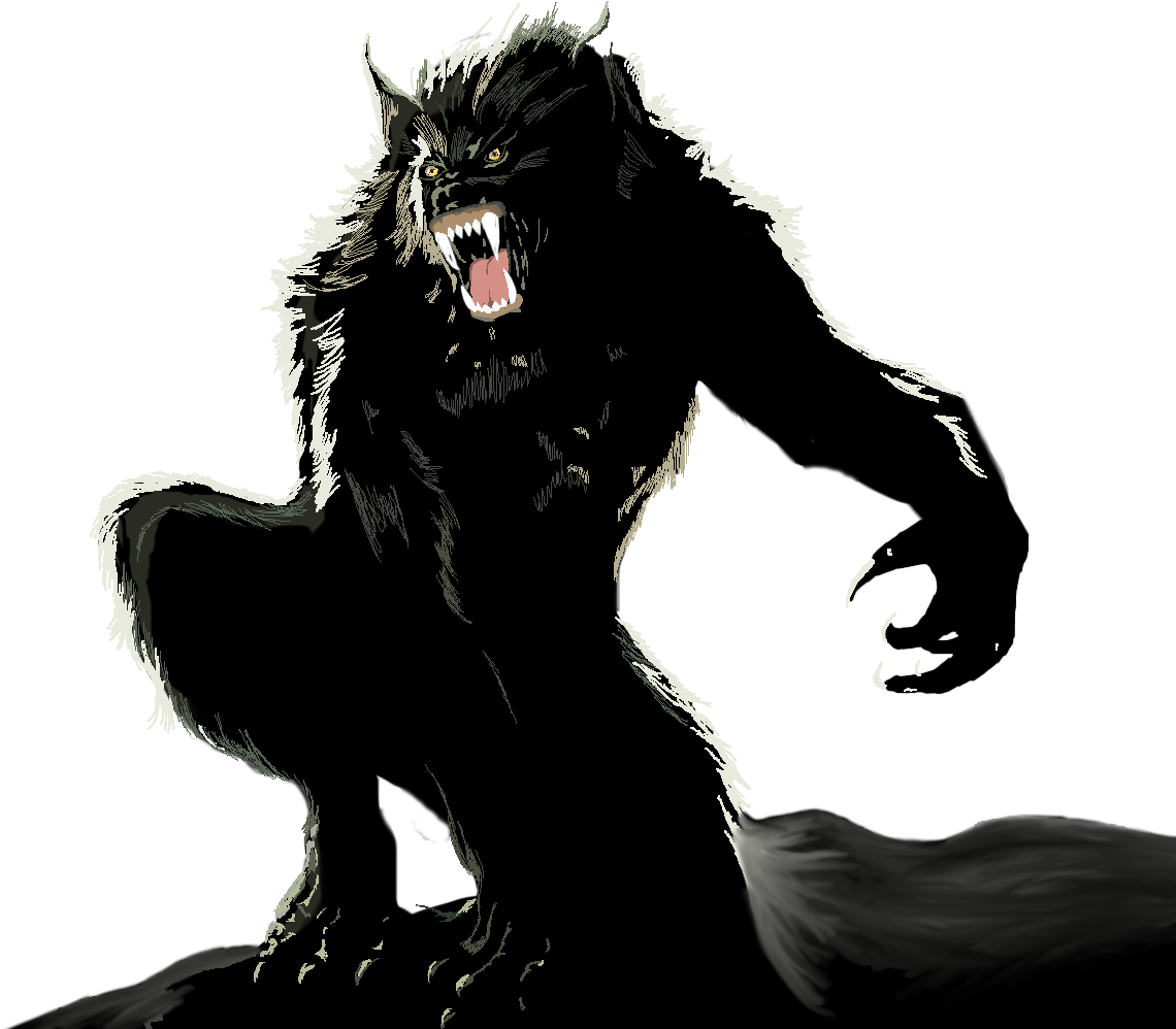I Actually Started This Time By Redrawing The Wolf-man - Werewolf (1280x1024), Png Download