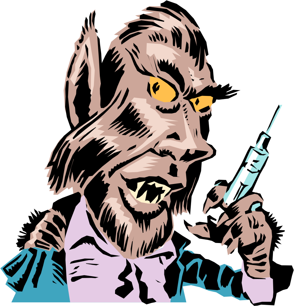 Wolfman - Needling Werewolf Large Tote Bag, Adult Unisex, Natural, (961x1000), Png Download