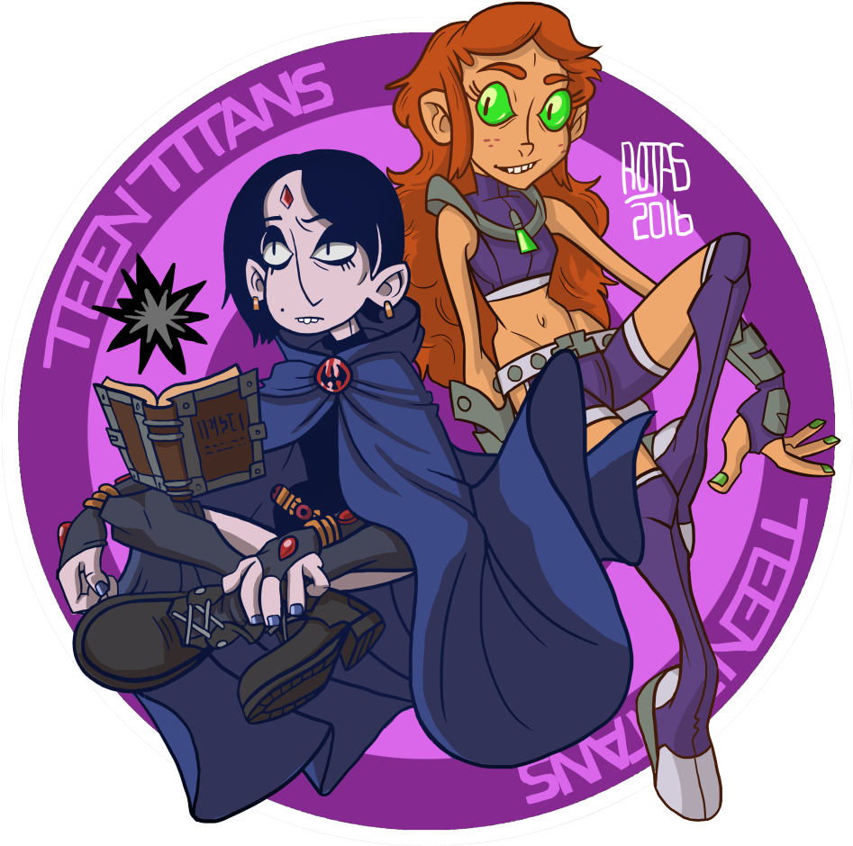 Starfire Raven Aqualad Purple Violet Cartoon Fictional - Beast Boy (1280x1152), Png Download