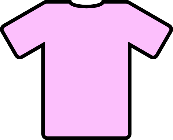 Light Pink Shirt Png Clip Arts For Web Clip Arts Free - Light Pink Shirt Clipart (600x486), Png Download