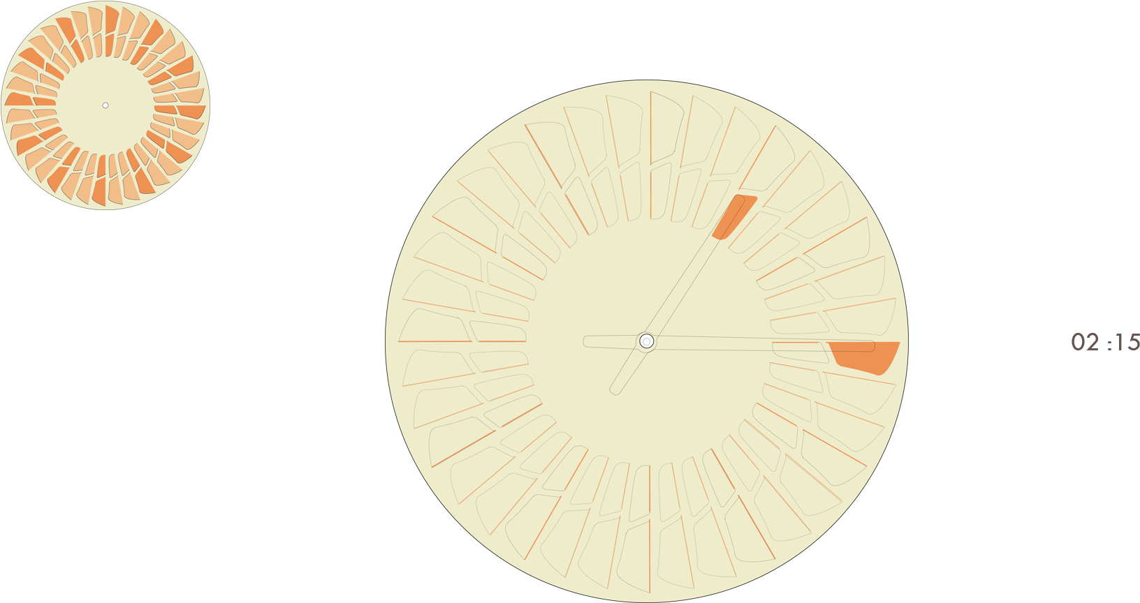 There Are Two Shades Of The Folded Paper To Make It - Circle (1666x863), Png Download