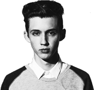Transparent Troye Sivan For You In Black And White - Troye Sivan Transparent (500x312), Png Download