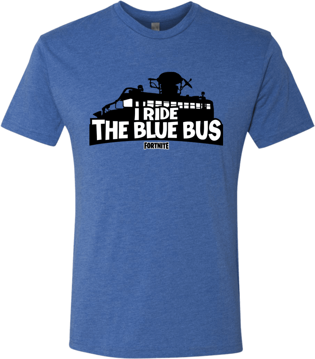 Fortnite Bus Men's Triblend T-shirt - Office Merchandise (1155x1155), Png Download