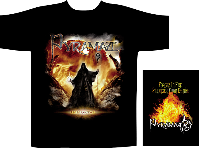 I Wear Metal T-shirts And Not So Long Ago I Was Walking - Pyramaze-immortal (dvd) (681x507), Png Download