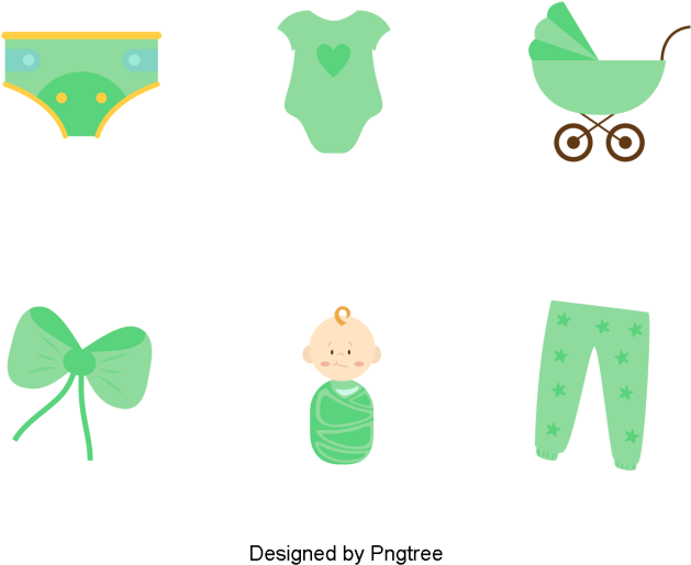 Beautiful Cartoon Lovely Hand-painted Baby Infant Supplies, - Drawing (640x640), Png Download