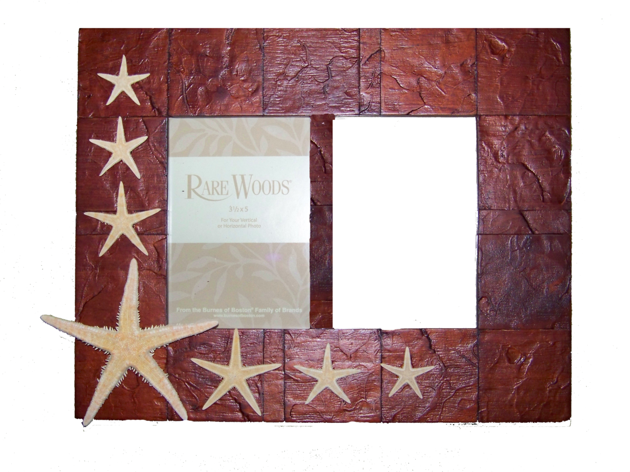 Sundial Shell Dual - Dual Photo Frame Png (1229x922), Png Download