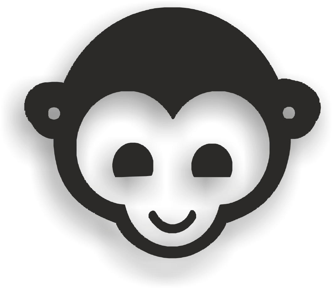 Wander Monkey Logo Monkey Face Final - Aquanora Yachting And Sailing In India (1066x918), Png Download