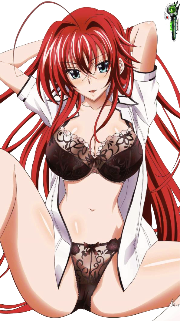 Dxd Highschool Dxd Pants Pantsu Red Hair Rias Gremory - Anime (595x1058), Png Download