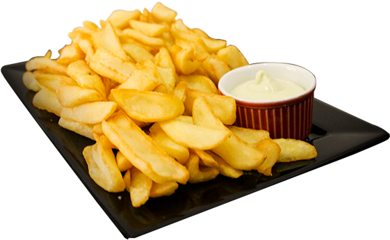 Batata Frita - Batata Frita Canoa Png (700x420), Png Download