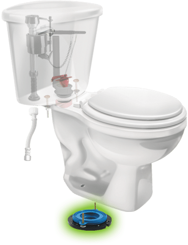 Fill Valve - Toilet (490x558), Png Download
