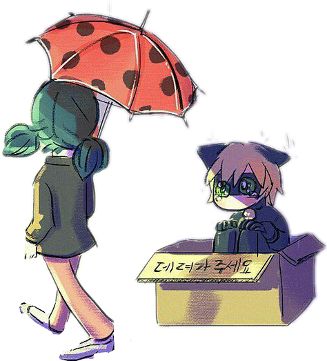 Cute Ladybug Supercat Marinett Adrian Ледибаг И Супер - Cute Ladybug And Chat Noir (474x523), Png Download