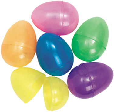 Iridescent Plastic Easter Eggs - Oriental Trading Company 5/279 Iridescent Easter Eggs (500x500), Png Download