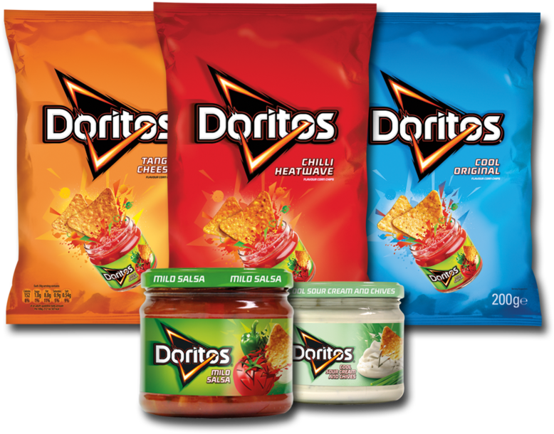 Doritos Pa316 - Doritos Cool Original Flavour Corn Chips 250g (800x800), Png Download