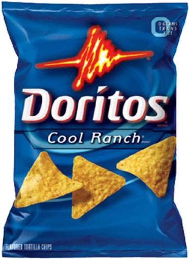 Doritos Cool Ranch 2oz - Doritos Cool Ranch Flavored Tortilla Chips (520x520), Png Download