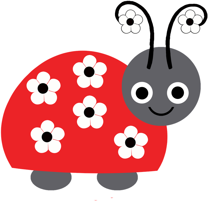 Cute Ladybug Clipart - Lady Bug Clipart (900x890), Png Download