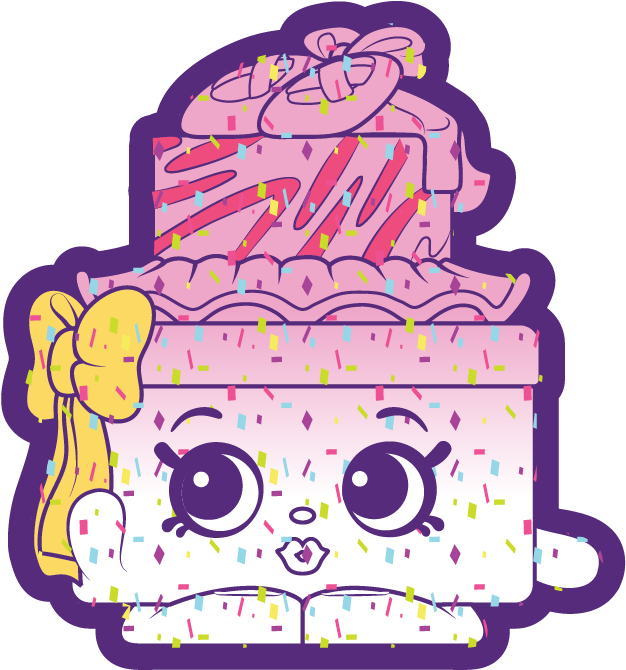 Calista Cake - Shopkins Calista Cake (834x834), Png Download