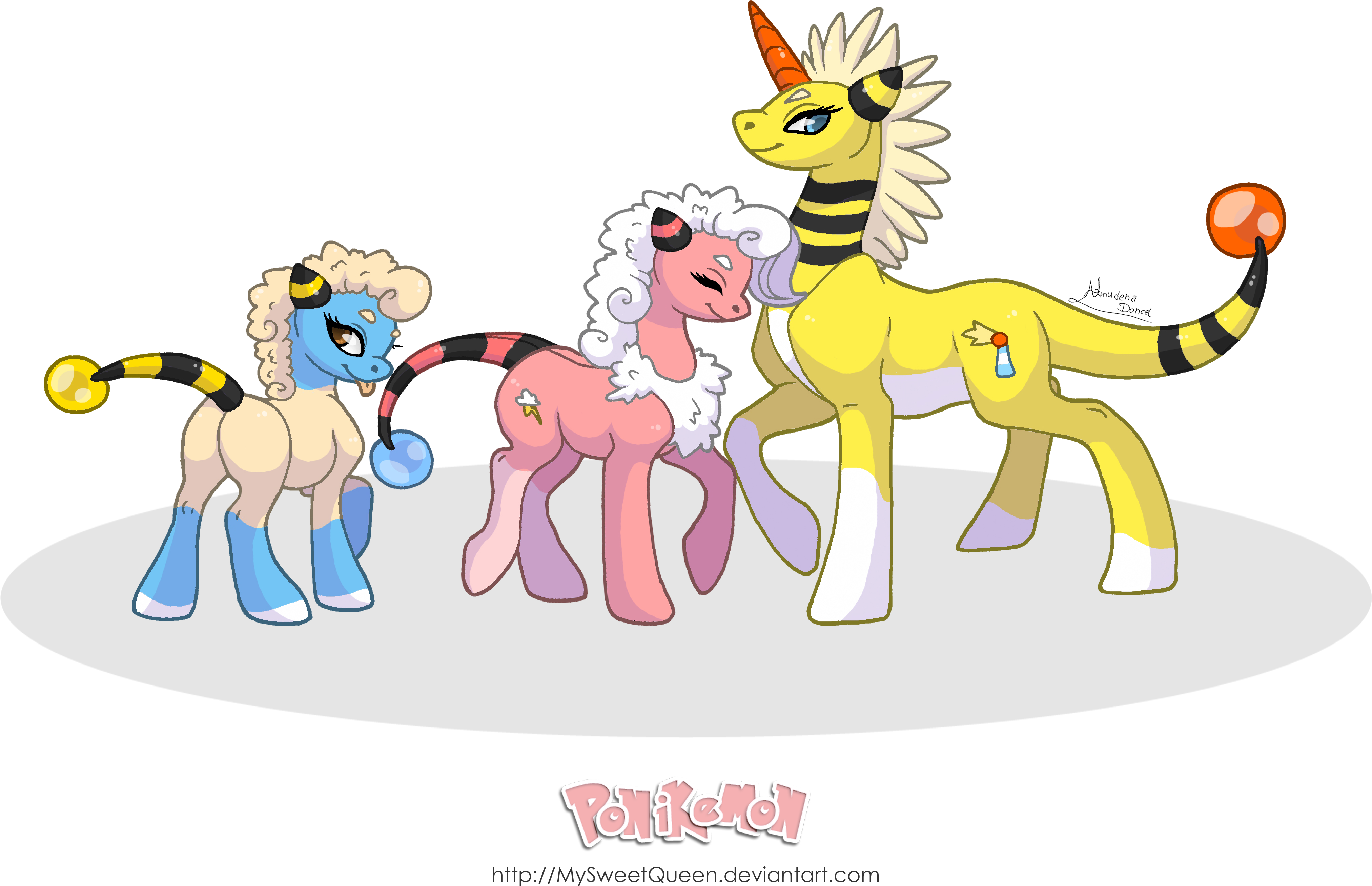 Mysweetqueen, Evolution Chart, Flaaffy, Mareep, Pokémon, - Commission (5000x3040), Png Download