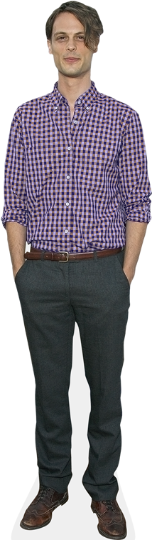 Celebrity Cutouts Matthew Gray Gubler Mini Cutout (363x757), Png Download