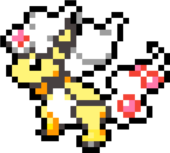 Mega Ampharos - Bead (1200x1200), Png Download